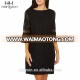 Low MOQ Latest Elegant Design Black Lace Dress Sexy Prom Dress