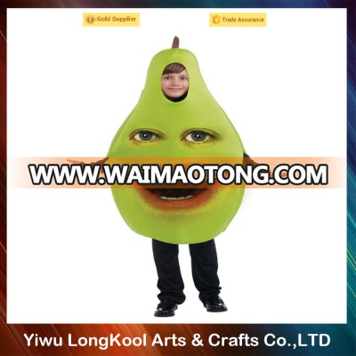 High quality best selling carnival fruit cosplay costume pear child costume