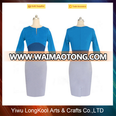 Yiwu factory direct sales cheap formal dress charming women office dress