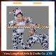 Fashion style mascot costume for christmas kids cow animal costume